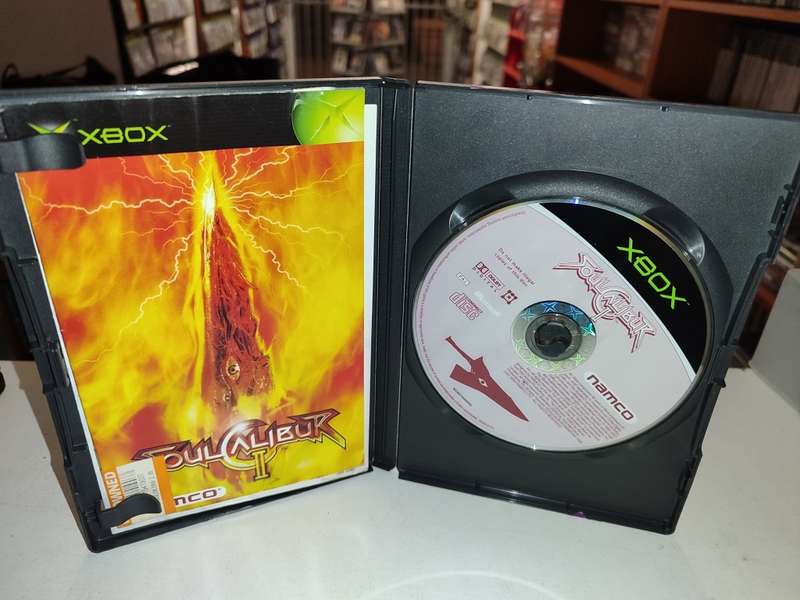 Soul Calibur II Xbox Disc and Manual