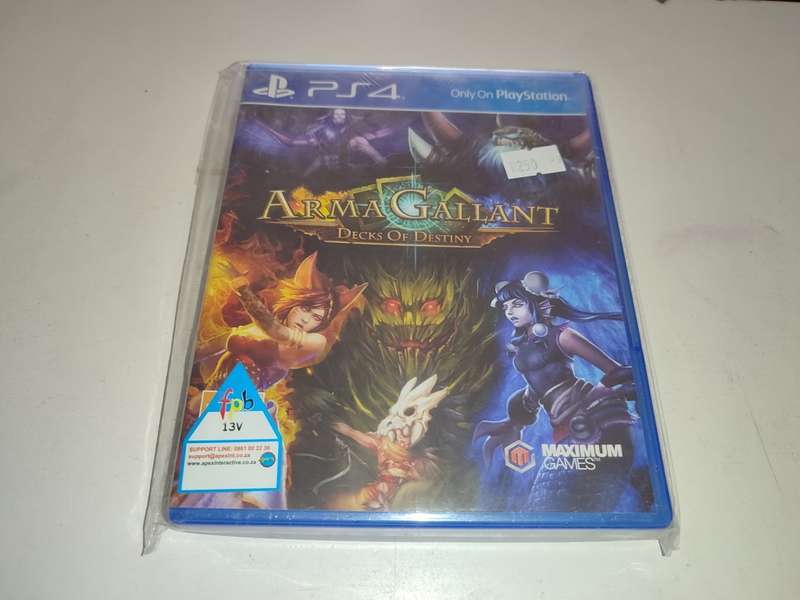 Arma Gallant Decks of Destiny Playstation 4 PS4 New Sealed