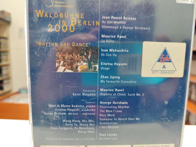 Waldbuhne in Berlin 2000 Rhythm and Dance Dvd