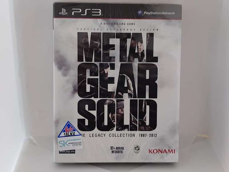 Metal Gear Solid Legacy Collection Artbook Bundle PlayStation 3 PS3 New Sealed