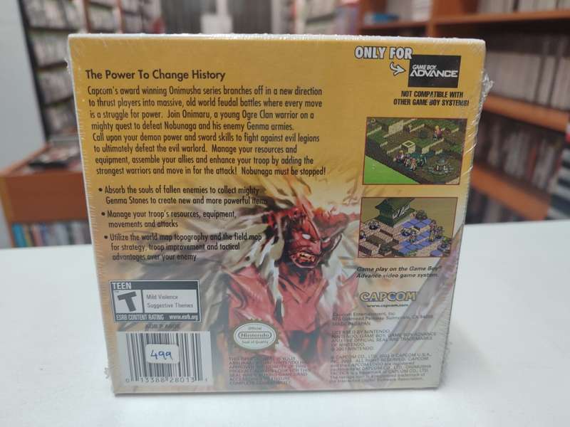Onimusha Tactics Nintendo Game boy Advance New Sealed