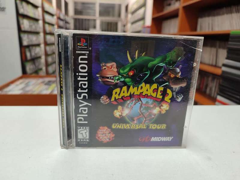 Rampage 2 Universal Tour PlayStation PS One US NTSC