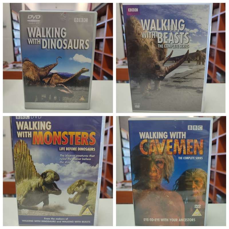 Walking With Dinosaurs / Monsters / Beasts / Cavemen Dvd Bundle