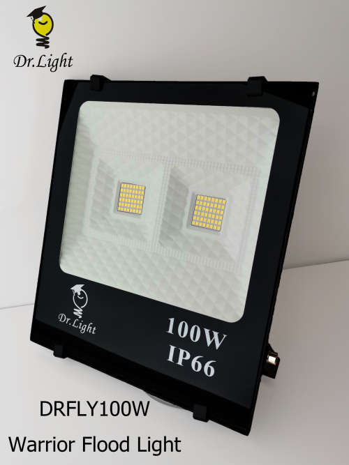 [WHOLESALE MOQ-10pcs] (FREE SHIPPING)DR.LIGHT LED OUTDOOR FLOOD LIGHT 100W WARRIOR SERIES WATERPROOF
