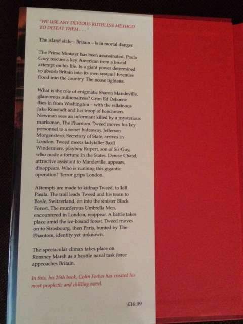THIS UNITED STATE - COLIN FORBES - HARDCOVER BOOKS - BOOKS