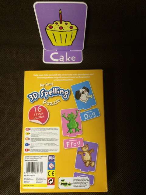 MY FIRST 3D SPELLING PUZZLE (CARDS) - EDUCATIONAL TOYS - TOYS - BOOKS - LEARNING