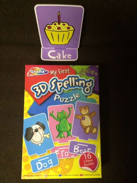 MY FIRST 3D SPELLING PUZZLE (CARDS) - EDUCATIONAL TOYS - TOYS - BOOKS - LEARNING