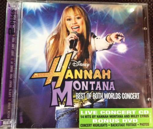 HANNAH MONTANA BEST OF BOTH WORLDS CONCERT (CD AND BONUS DVD)
