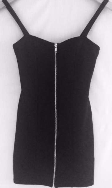 BLACK TIGHT FIT MINI DRESS - TEENAGE GIRL - DRESSES - CLOTHING