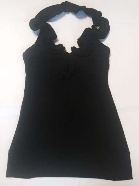 TOP - HALTER NECK - LADIES - SIZE 34 (10) - CLOTHING