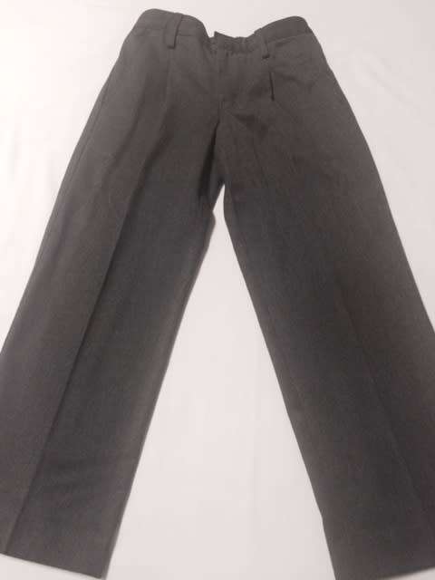 GREY SCHOOL PANTS - AGE 6-7 YEARS - CLOTHING - PANTS - BACK TO SCHOOL