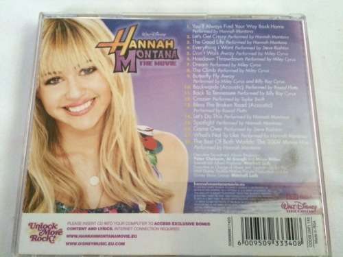 HANNAH MONTANA THE MOVIE - CD