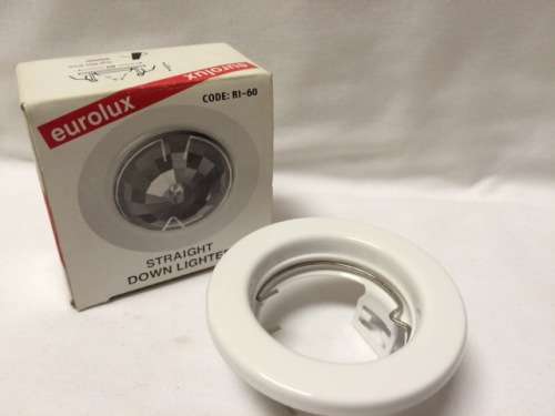 EUROLUX STRAIGHT DOWN LIGHT - WHITE - NEW - LIGHTING - LIGHTS