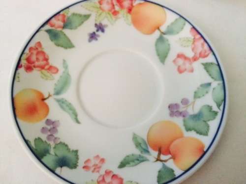 PORTUGUESE PORCELAIN - VISTA ALEGRE - ESPRESSO CUPS AND SAUCERS - FINE PORCELAIN 8 PIECE