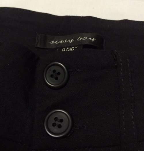 SISSY BOY PANTS - BLACK - SIZE 32