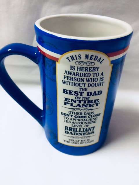 PERSONALIZED MUGS - BLUE - DAD MUG