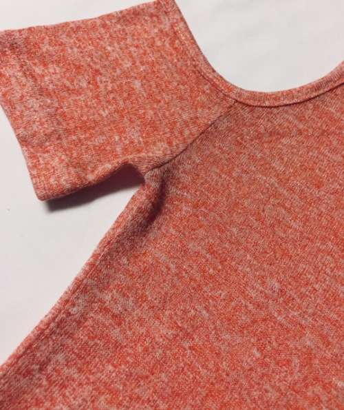 TOPS - DROPPED SLEEVE - TIGHT FIT - TEENAGE GIRL - SIZE 6 (30) - CLOTHING - LADIES - CORAL COLOUR