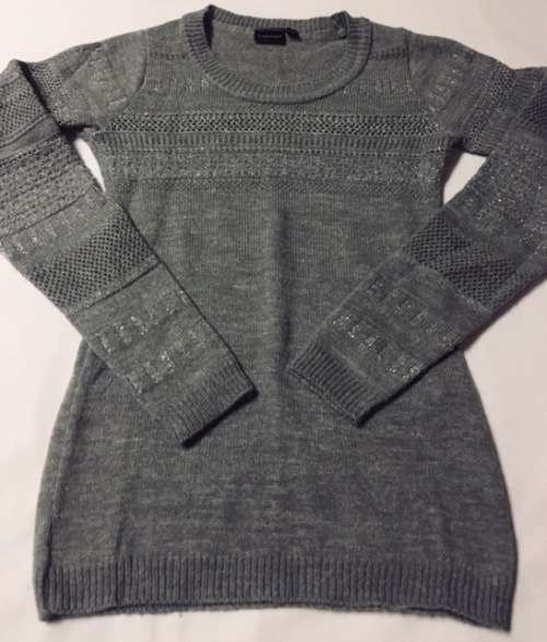 KNITWEAR - JERSEY - TEENAGE GIRL - LADIES - CLOTHING - SIZE X-SMALL - GREY