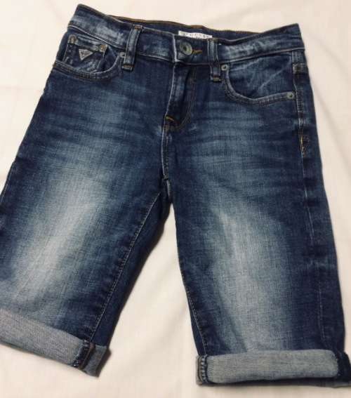 GUESS DENIM SHORTS - KNEE LENGTH - BOYS - KIDS - AGE 9-10 YEARS