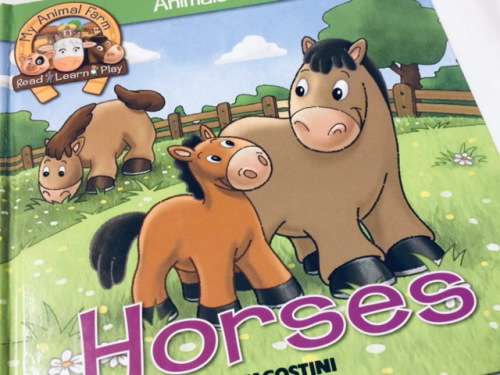 CHILDRENS BOOKS - FARM - HORSES - MY ANIMAL FARM - READ - LEARN - PLAY