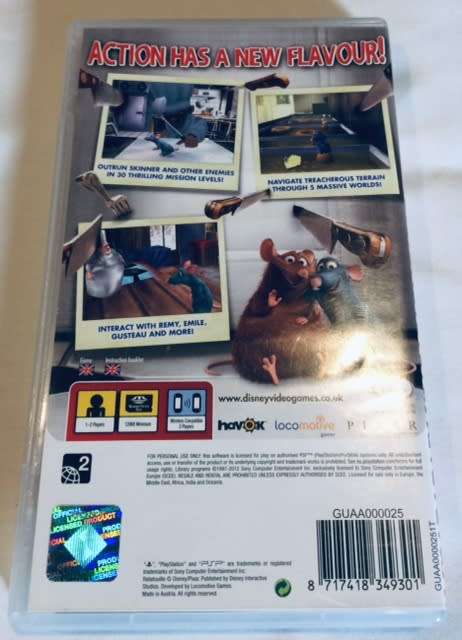 RATATOUILLE - GAMING - PSP ESSENTIALS - SONY PSP - GAMES