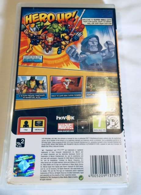 SUPERHERO SQUAD MARVEL - GAMING - PSP ESSENTIALS - SONY PSP - GAMES