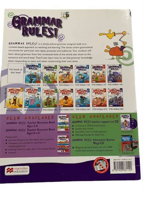 GRAMMAR RULES by Tanya Gibb - STUDENT BOOK G - BOOKS - TEXTBOOKS