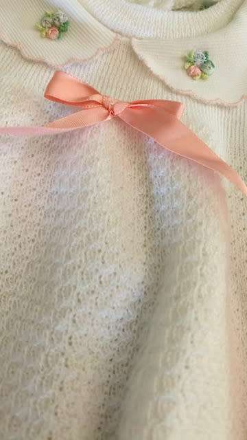 BABYGROW - BABY - 6/12 MONTHS - WHITE AND PINK