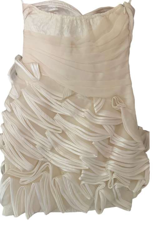 DRESS - FANCY DRESS - SPECIAL OCCASION - TEENAGE GIRL - CREAM DRESS