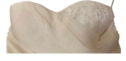 DRESS - FANCY DRESS - SPECIAL OCCASION - TEENAGE GIRL - CREAM DRESS
