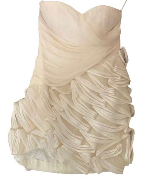 DRESS - FANCY DRESS - SPECIAL OCCASION - TEENAGE GIRL - CREAM DRESS