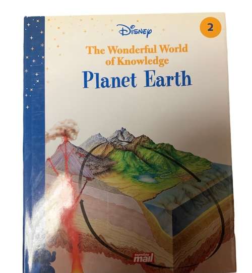 PLANET EARTH - THE WONDERFUL WORLD OF KNOWLEDGE - DISNEY BOOK