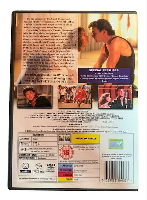 DIRTY DANCING DVD