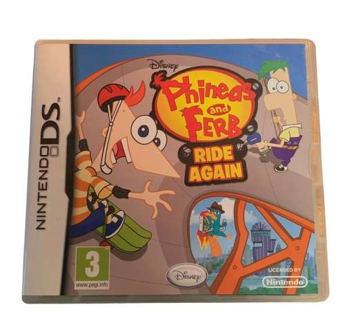 PHINEAS AND FERB - RIDE AGAIN - NINTENDO DS  - GAMING - GAMES