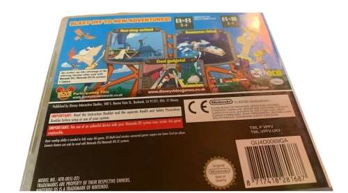 PHINEAS AND FERB - RIDE AGAIN - NINTENDO DS  - GAMING - GAMES