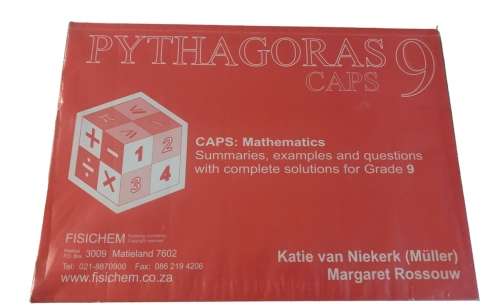 PYTHAGORAS CAPS 9 - ISBN 9781868631551 - KATIE VAN NIEKERK AND MARGARET ROSSOUW - TEXTBOOK