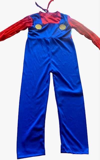 SUPER MARIO DRESSUP COSTUME - DRESSUP - KIDS - SIZE SMALL