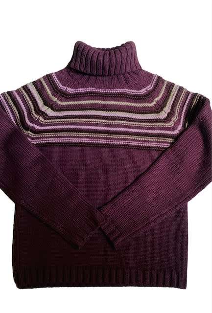 PURPLE JERSEY - SIZE SMALL - POLAR NECK