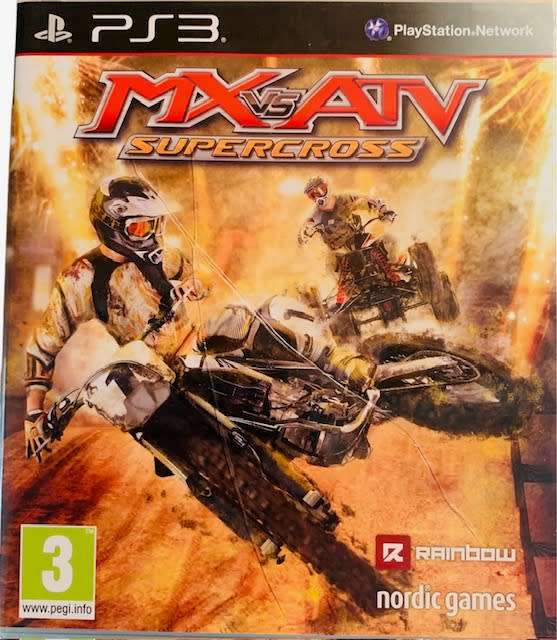 MX VS ATV SUPERCROSS - PLAYSTATION 3 - GAMING - PRE OWNED - GAMES