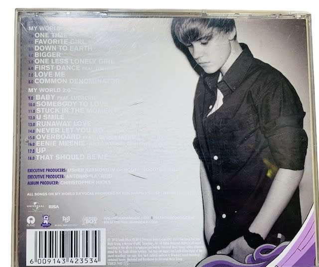 JUSTIN BIEBER - MY WORLDS - CD - COMPACT DISC