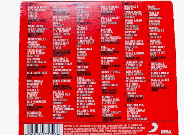 DANCE HITS 2015 - CD - COMPACT DISC - MUSIC - 3 DISCS