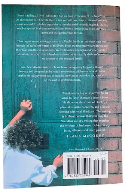 PETER SHERIDAN 44 - A DUBLIN MEMOIR - PAPERBACK - BOOKS -  NON FICTION