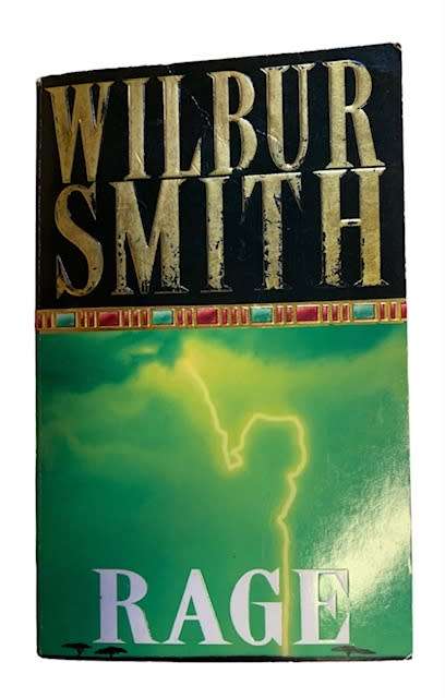 WILBUR SMITH - RAGE - THE SUNBIRD - 2 BOOKS FOR ONLY R95.00