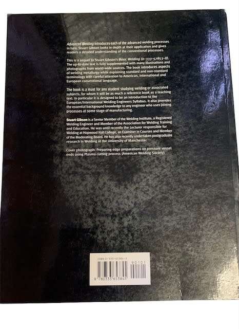 ADVANCED WELDING - WELDING - PAPERBACK