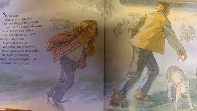 AT THE EDGE OF THE FOREST - JONATHAN LONDON - CHILDRENS BOOKS