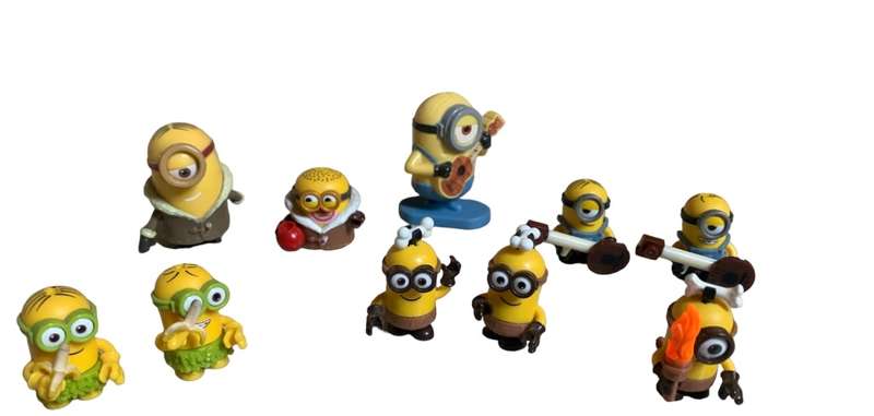 MINIONS - MINI MINIONS - DESPICABLE ME - 10 MINIONS - FIGURINES