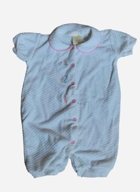 BABYGROW -  SHORT SLEEVE - BABY -  GIRL - AGE 6/12 MONTHS