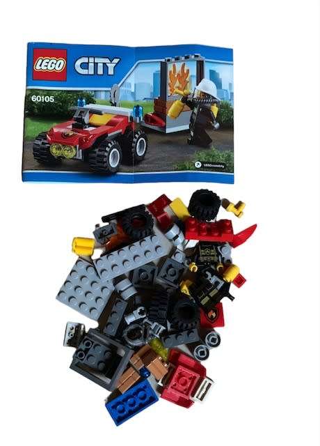 LEGO - LEGO CITY #60105 - NO BOX - BOOKLET INCLUDED - PRE-OWNED