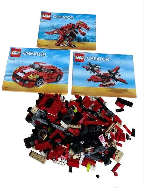 LEGO - LEGO CREATOR #31024 3 IN 1 - NO BOX - BOOKLETS INCLUDED - PRE-OWNED
