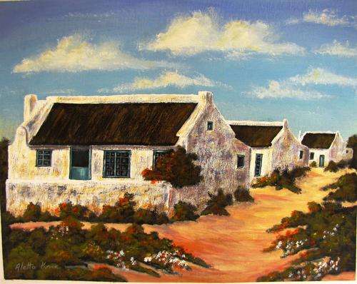 GONE FISHING ! - WEST COAST - original, signed, acrylic on canvas by Aletta knox
